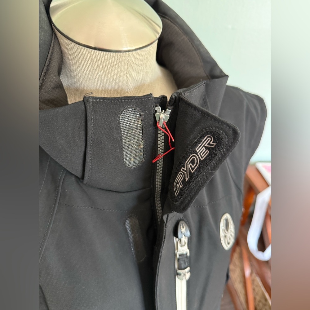 Spyder Entrant Dermizax-EV X-Static Insulation Black Snowboard Vest Size Large - Picture 9 of 12